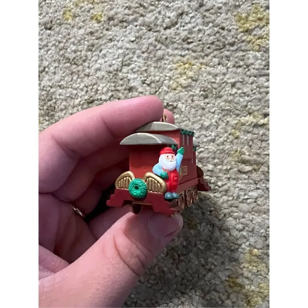 Hallmark Keepsake Railroad Caboose 1991 Ornament 4th In A Collection Of 4